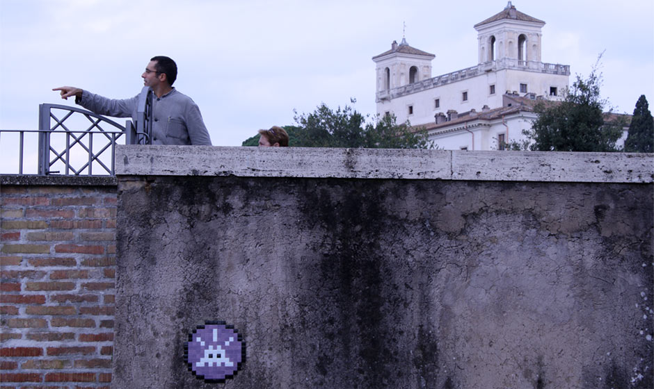 Space Invader Rome