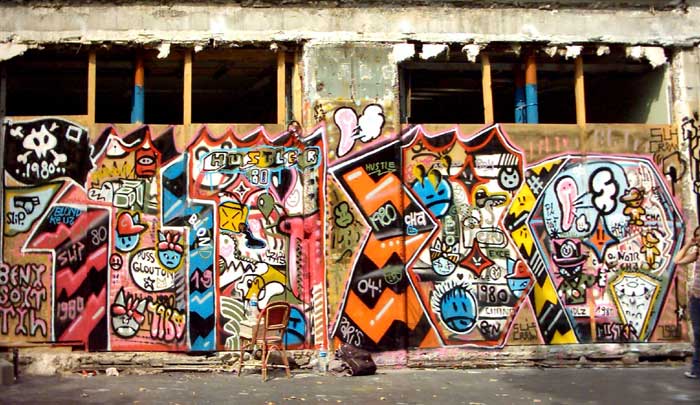 olivier | chanoir | blond | paris | graffiti | street art